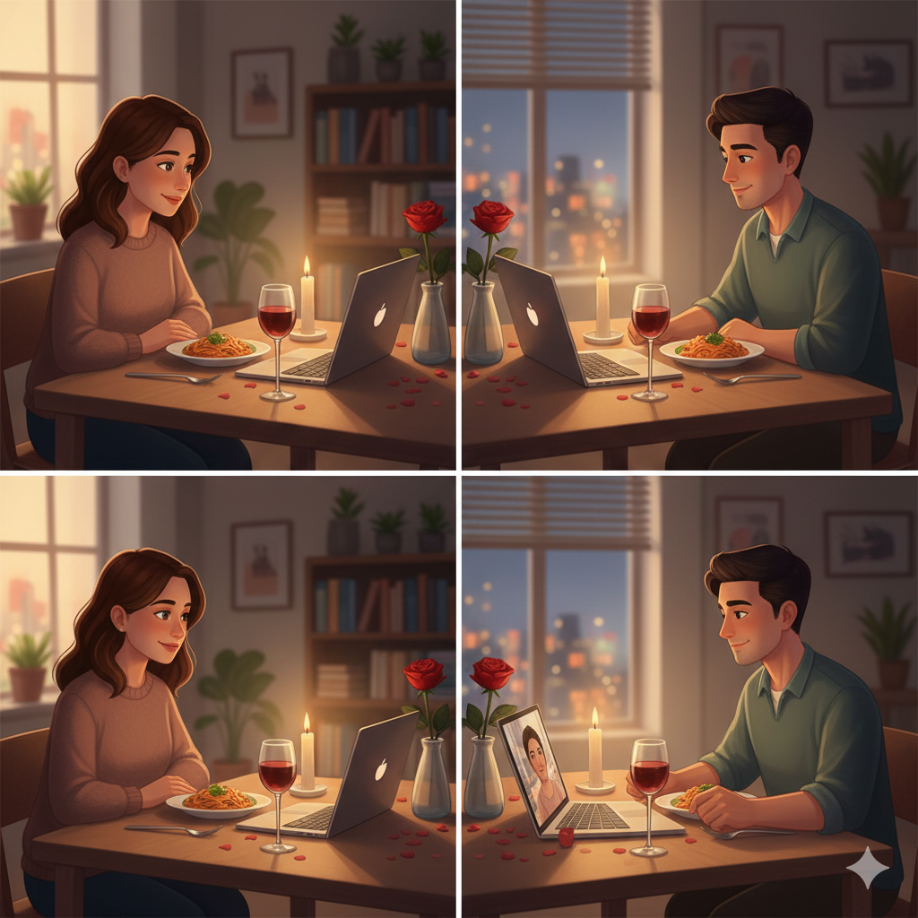 Valentine’s Day in a Long-Distance Relationship
